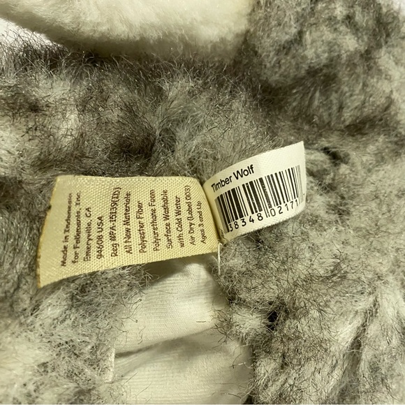 Folkmanis Timber Wolf Hand Puppet Plush Pretend Play Stuffed Animal Toy 17” - Picture 5 of 8